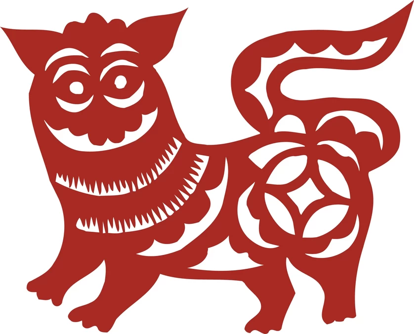 中国风中式传统喜庆民俗人物动物窗花剪纸插画边框AI矢量PNG素材【526】